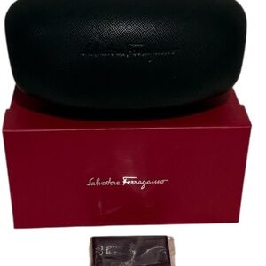 Salvatore Ferragamo sunglasses case and signature box, NEW WITH TAGS
